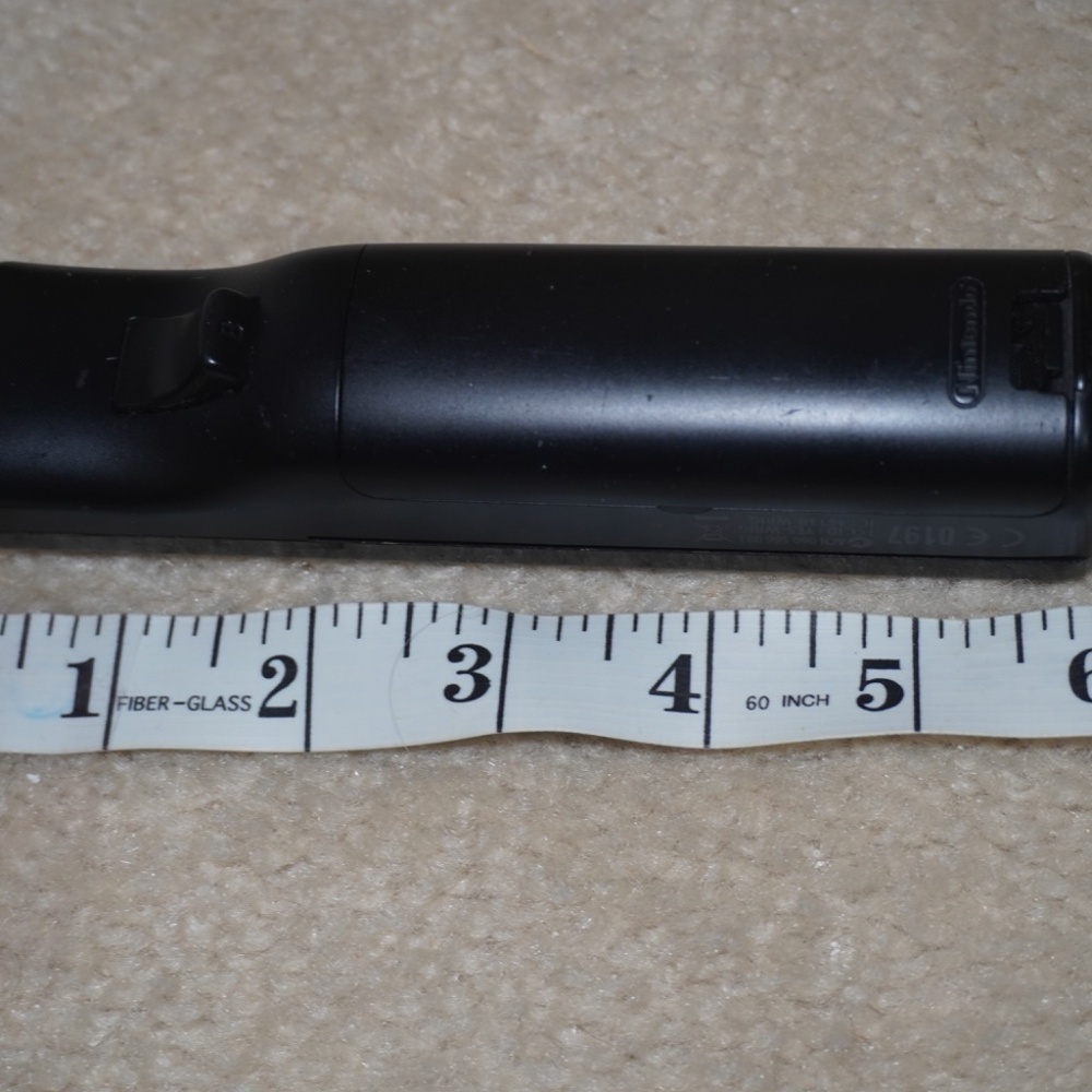 Nintendo Wii Remote Controller Plus Black Motion Plus Inside - Picture 4 of 5